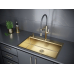 Кухонная мойка 75х51 Paulmark Vast-Pro PM707551-BG брашированное золото 